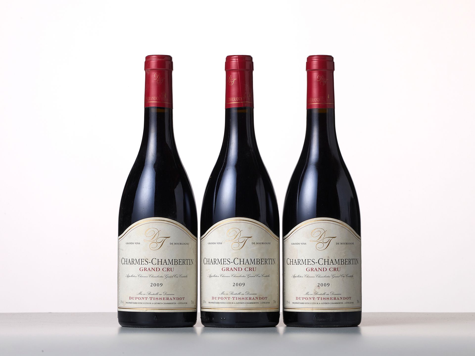 Null 3 Bouteilles CHARMES-CHAMBERTIN (Grand Cru) 
Année : 2009 
Appellation : Do&hellip;