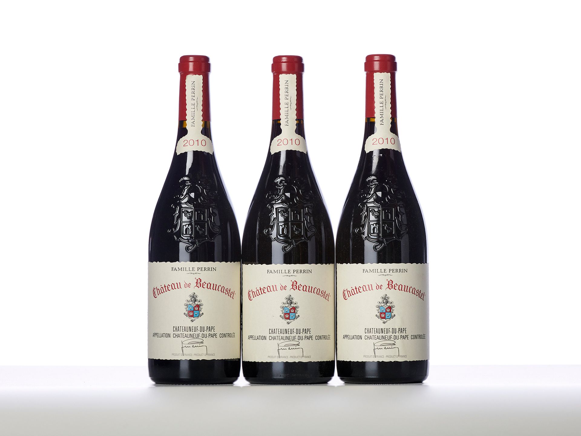Null 3 Bottles CHÂTEAUNEUF-DU-PAPE Red 
Year : 2010 
Appellation : Château de Be&hellip;