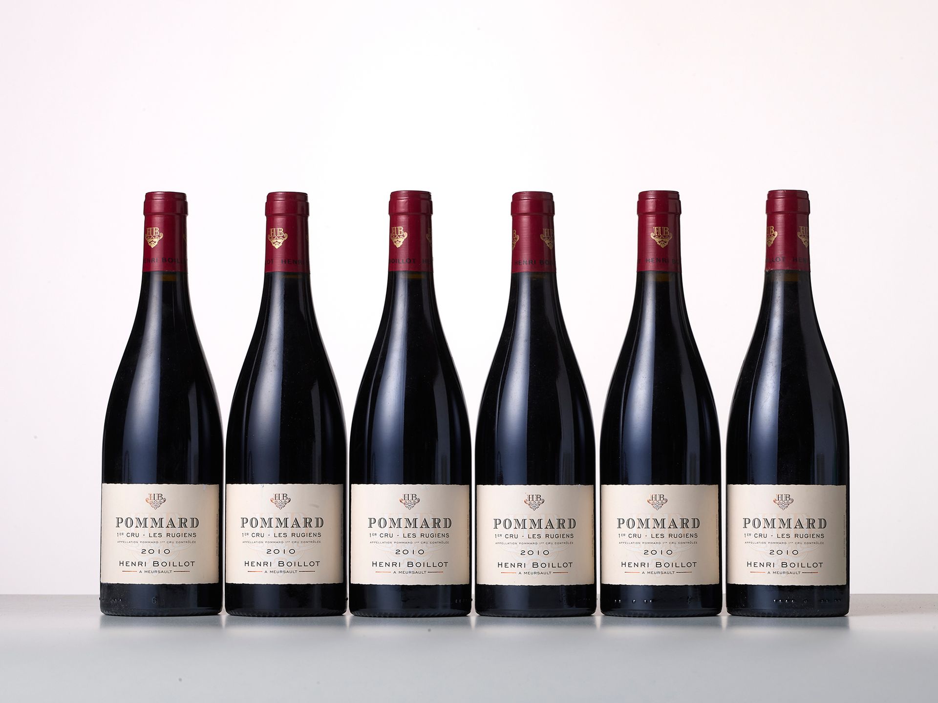 Null 6 Bouteilles POMMARD LES RUGIENS (1° Cru) 
Année : 2010 
Appellation : Doma&hellip;