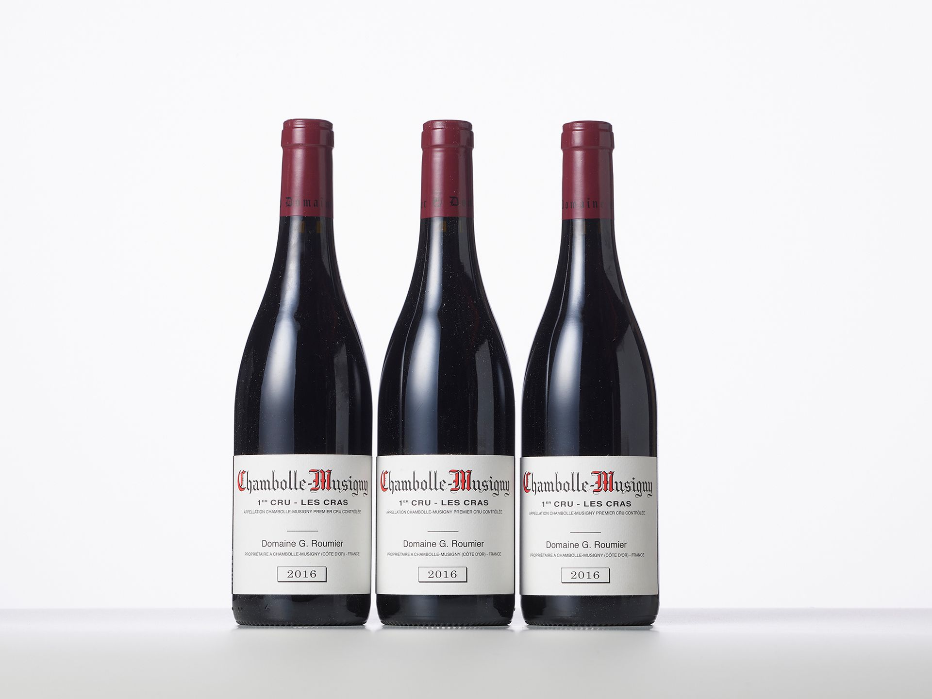 Null 3 Bouteilles CHAMBOLLE-MUSIGNY LES CRAS (1° Cru) 
Année : 2016 
Appellation&hellip;