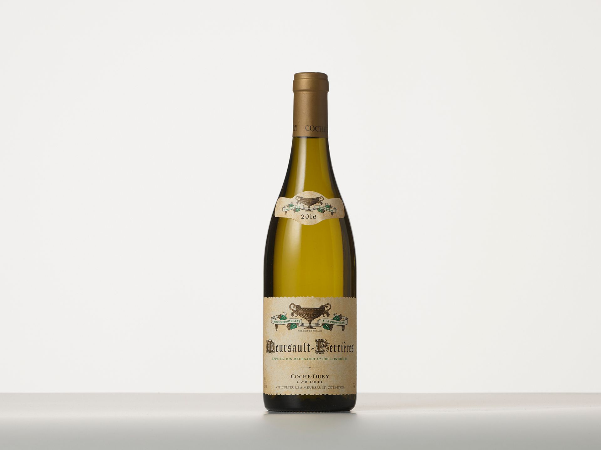 Null 1 Bouteille MEURSAULT-PERRIERES (1° Cru) 
Année : 2016 
Appellation : Coche&hellip;