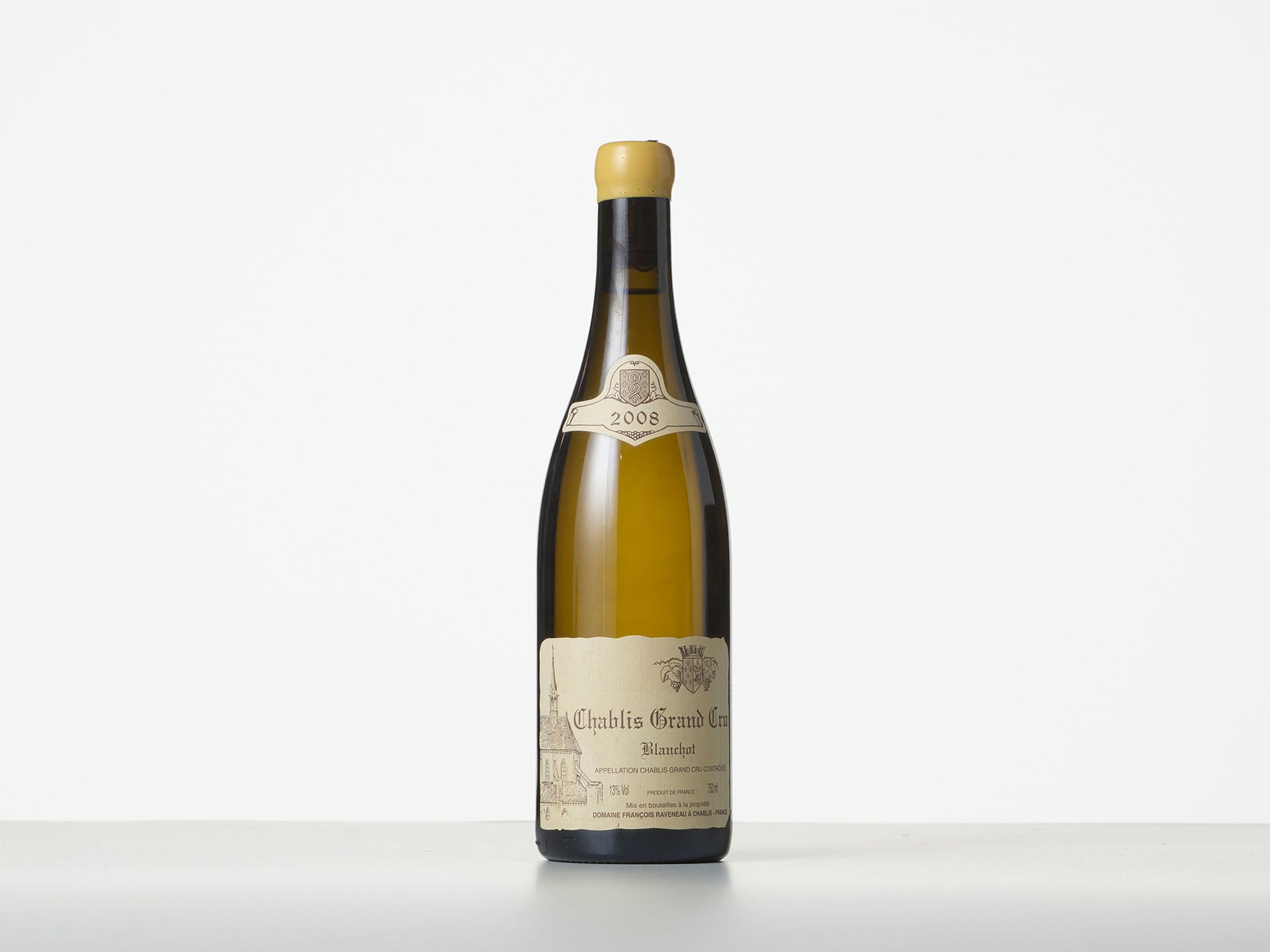 Null 1 Bouteille CHABLIS BLANCHOT (Grand Cru) 
Année : 2008 
Appellation : Domai&hellip;