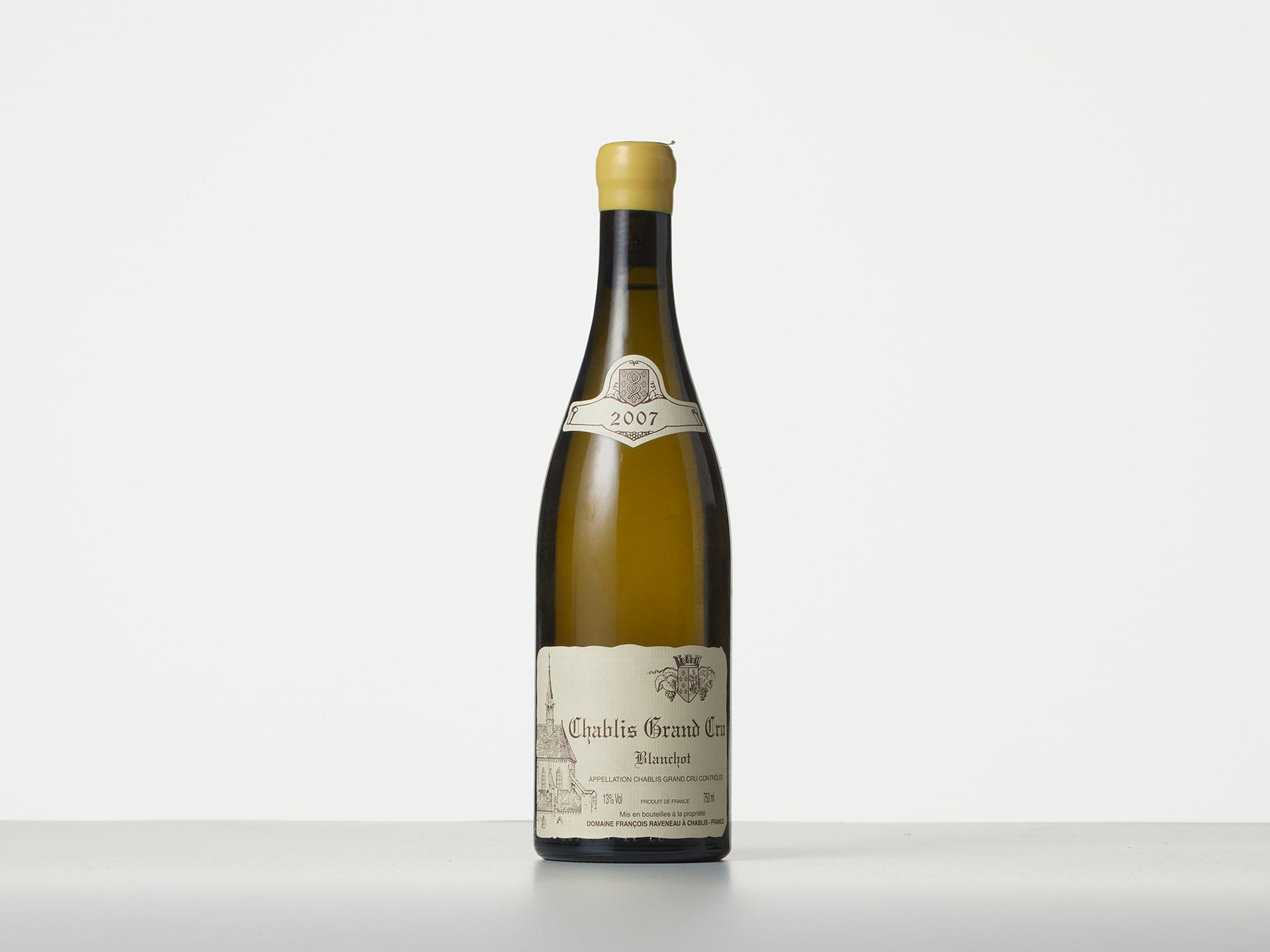 Null 1 Bouteille CHABLIS BLANCHOT (Grand Cru) 
Année : 2007 
Appellation : Domai&hellip;