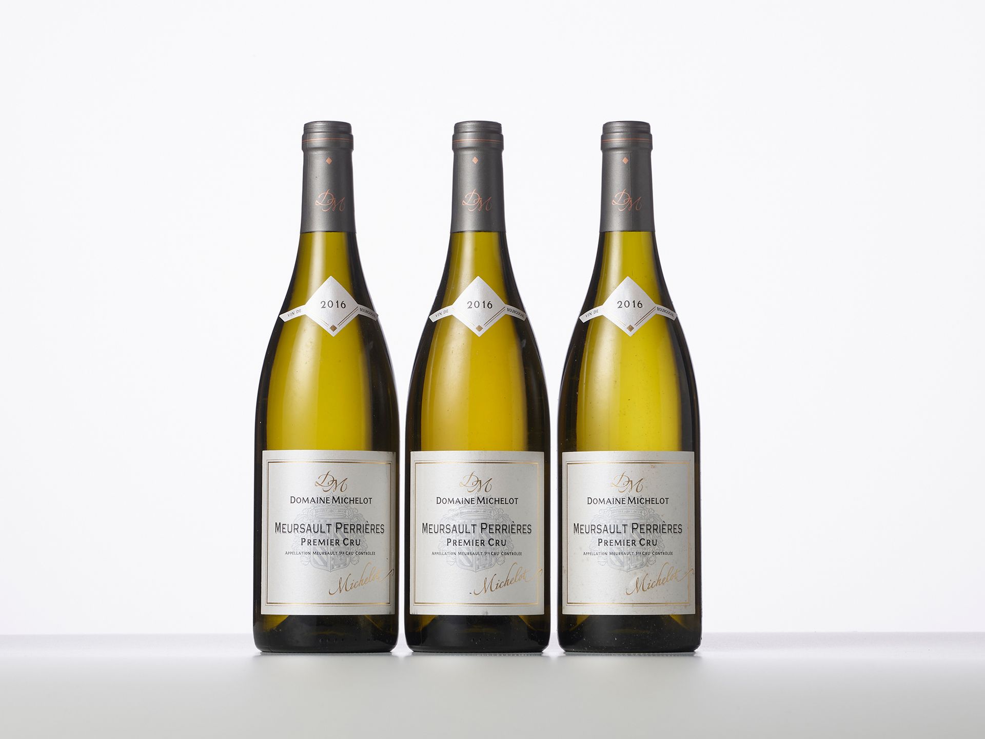 Null 3 Bouteilles MEURSAULT-PERRIERES (1° Cru) 
Année : 2016 
Appellation : Doma&hellip;