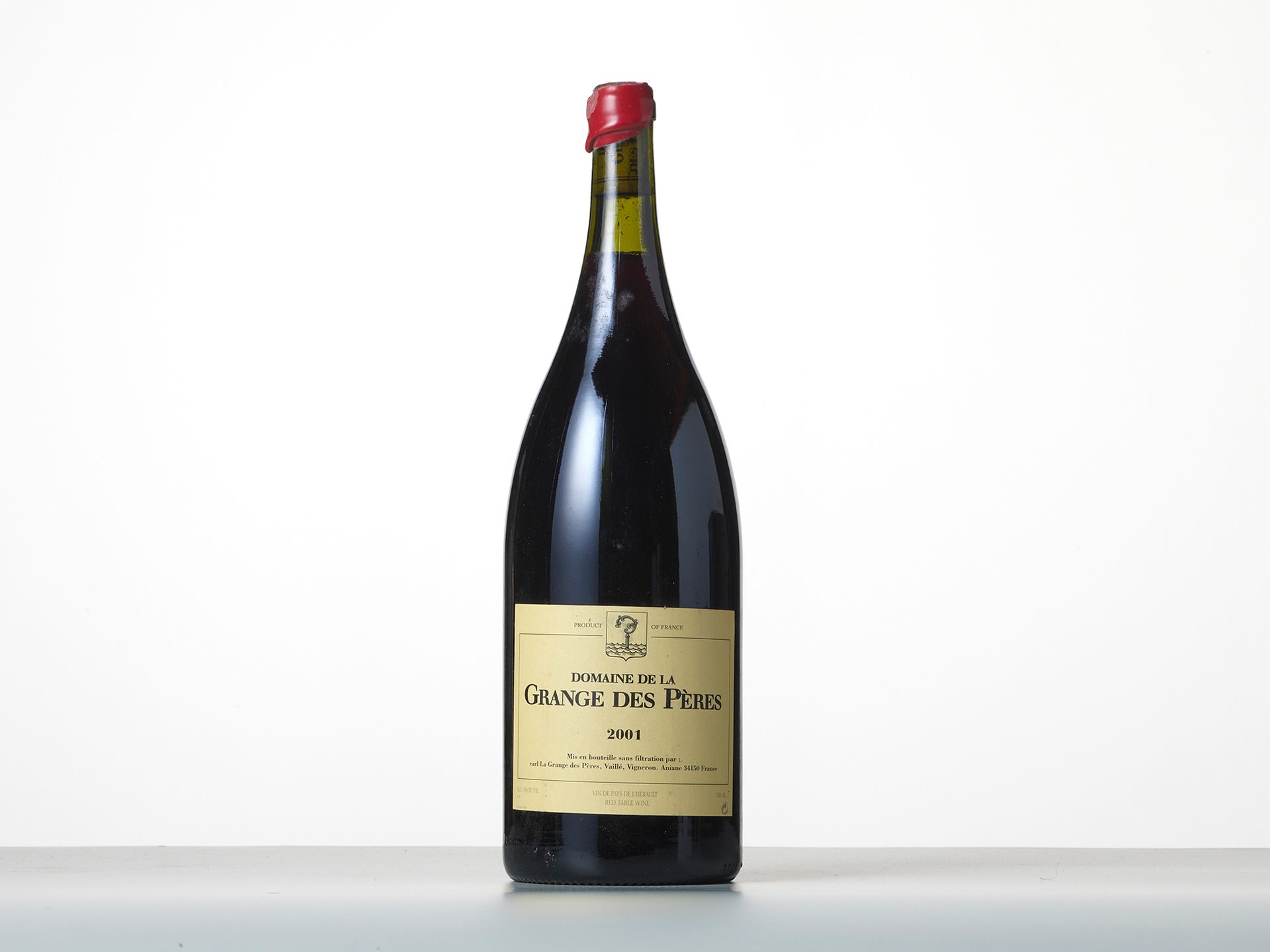 Null 1 Magnum VIN DE PAYS DE L'HERAULT 红葡萄酒 
年份：2001 
产区 : 格兰杰德佩尔酒庄 
备注 : (酒标有轻微&hellip;