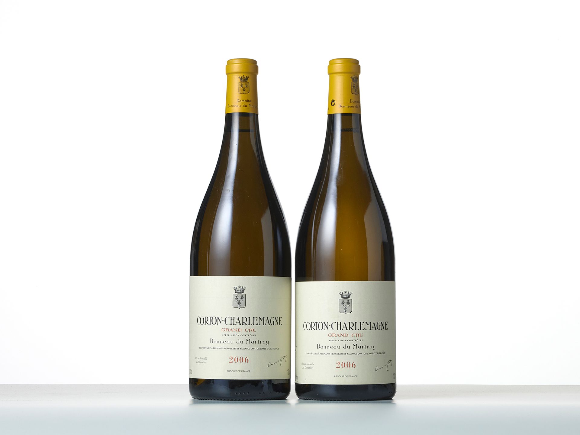 Null 2 Magnums CORTON-CHARLEMAGNE (Grand Cru) 
Year : 2006 
Appellation : Domain&hellip;