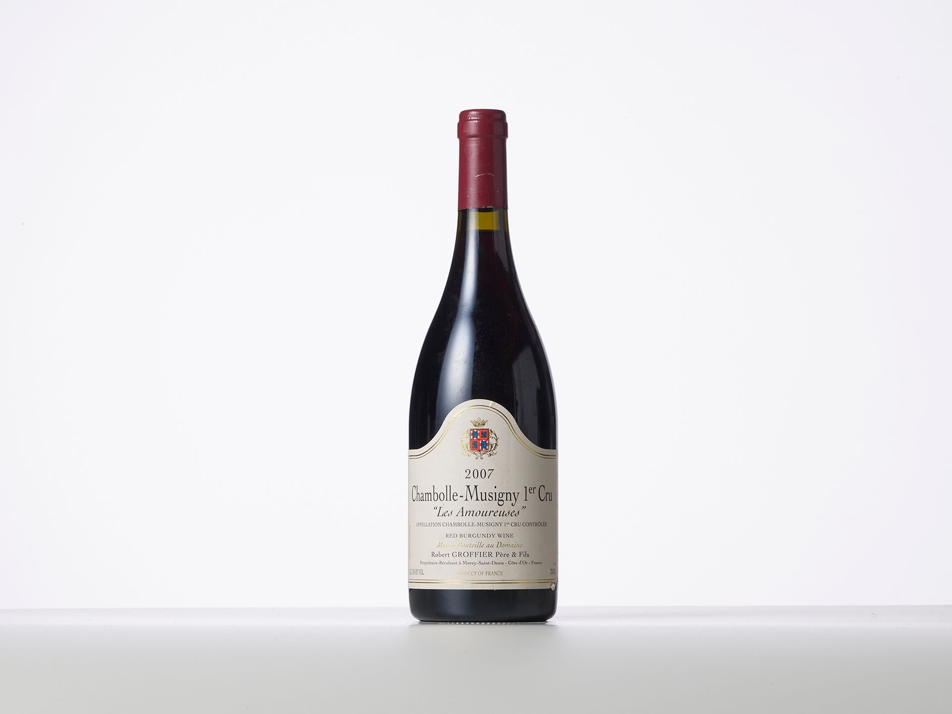 Null 1 Bouteille CHAMBOLLE-MUSIGNY LES AMOUREUSES (1° Cru) 
Année : 2007 
Appell&hellip;