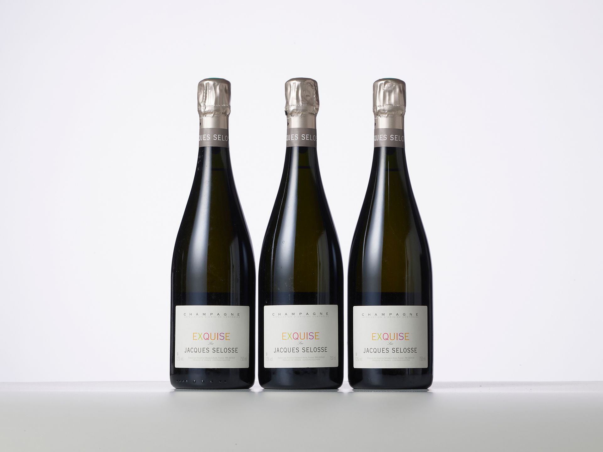 Null 3 Bouteilles CHAMPAGNE SEC "EXQUISE" 
Année : NM 
Appellation : Jacques Sel&hellip;