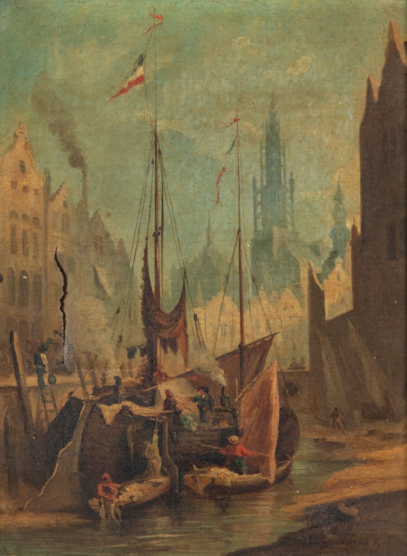 Null Jules Achille NOËL (1810-1881)

Marée basse dans un port

Huile sur toile s&hellip;