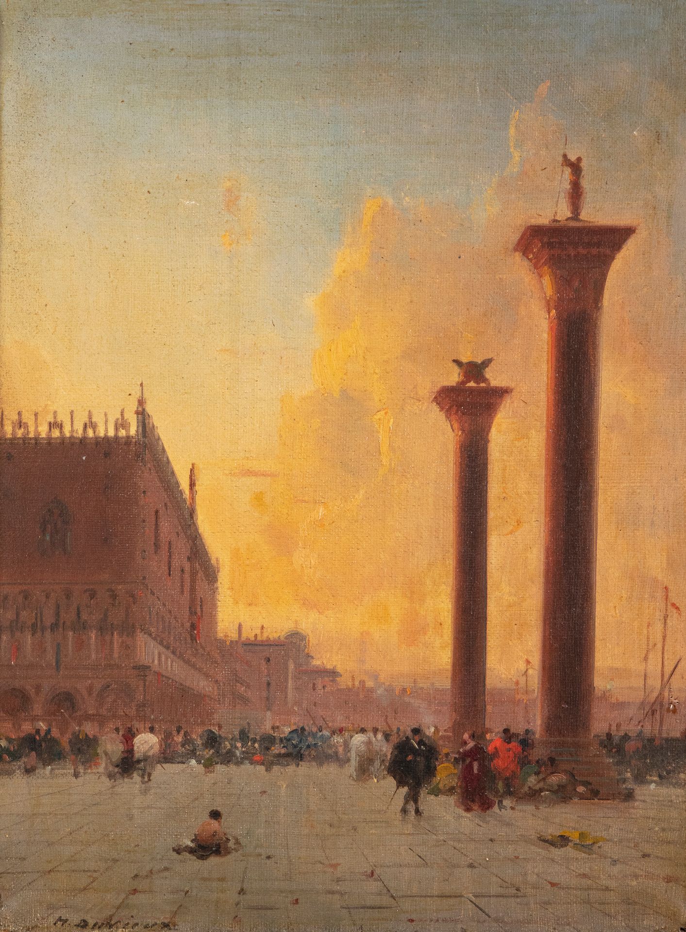 Null Henri DUVIEUX (1855-1902)

Les colonnes de la place st Marc à Venise

Huile&hellip;