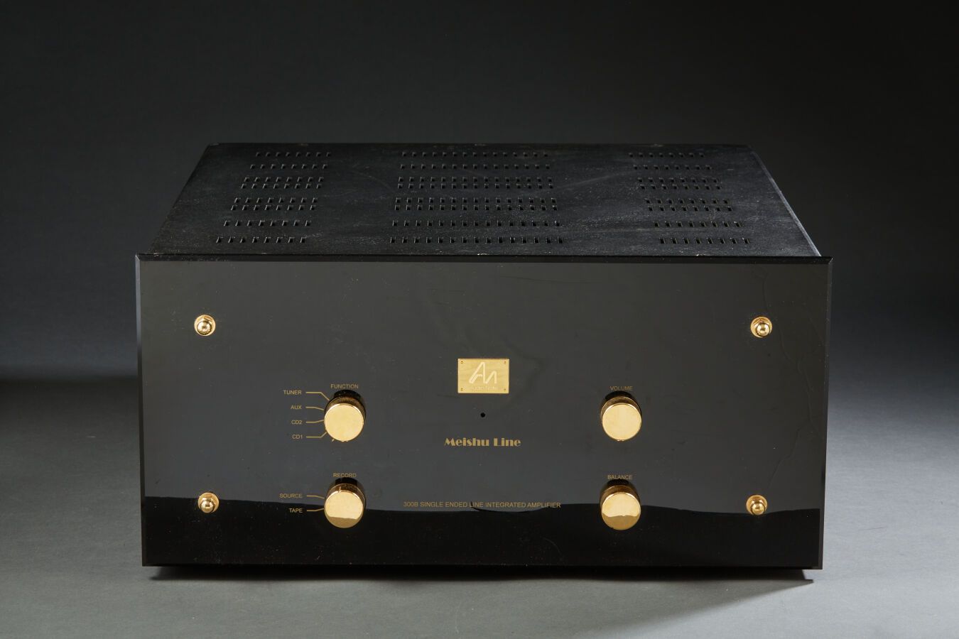 Null AUDIO NOTE Meishu Line 300B.纯粹的A类立体声集成放大器-前置放大器，使用众所周知的300-B三极管，每通道产生8瓦，输入8&hellip;