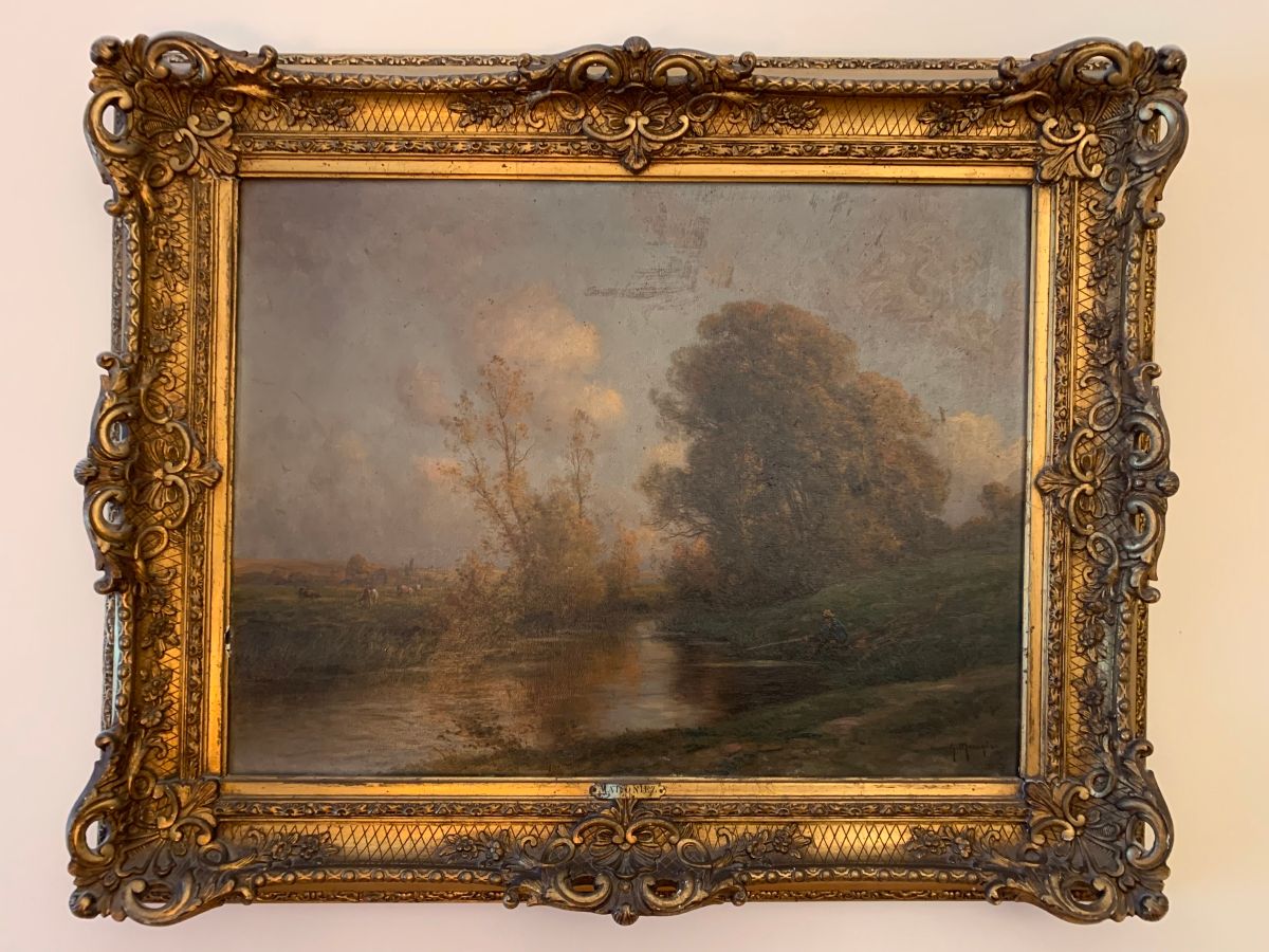 Null 乔治-P-马罗尼兹(1865-1923)

渔夫

布面油画，右下角有签名。

46x61厘米