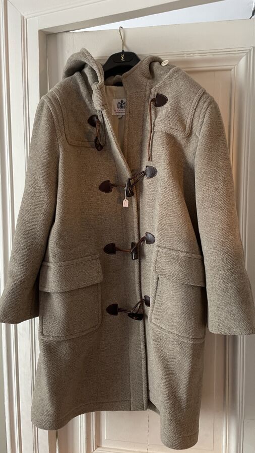 Null OLD ENGLAND
Manteaux duffle coat gris en laine, manches longues, capuche, d&hellip;