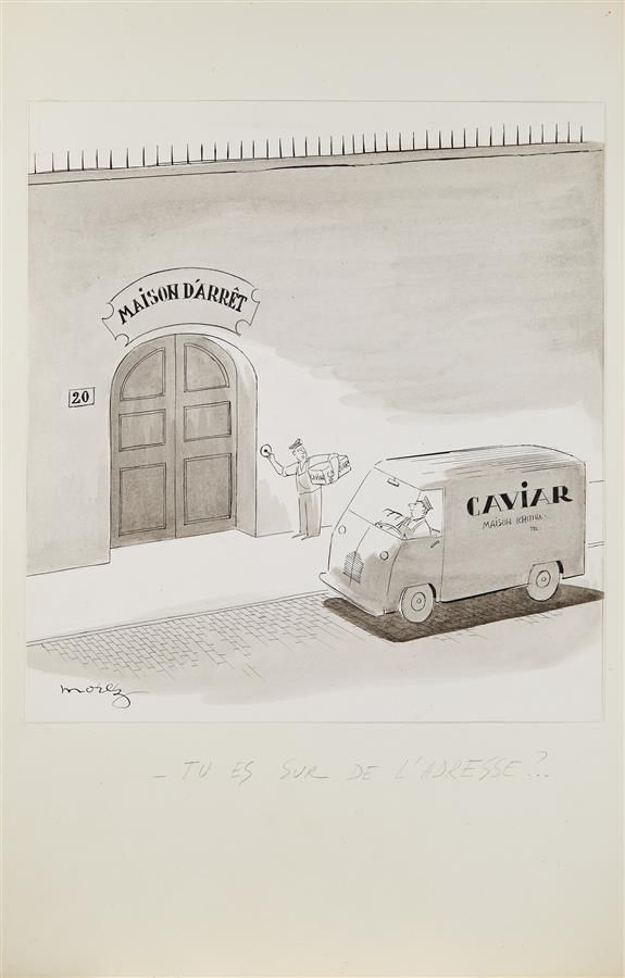 Null Henri MOREZ (1922-2017)
- 你确定地址吗？
黑墨水和水墨，左下方有签名 
31,5 x 29 cm