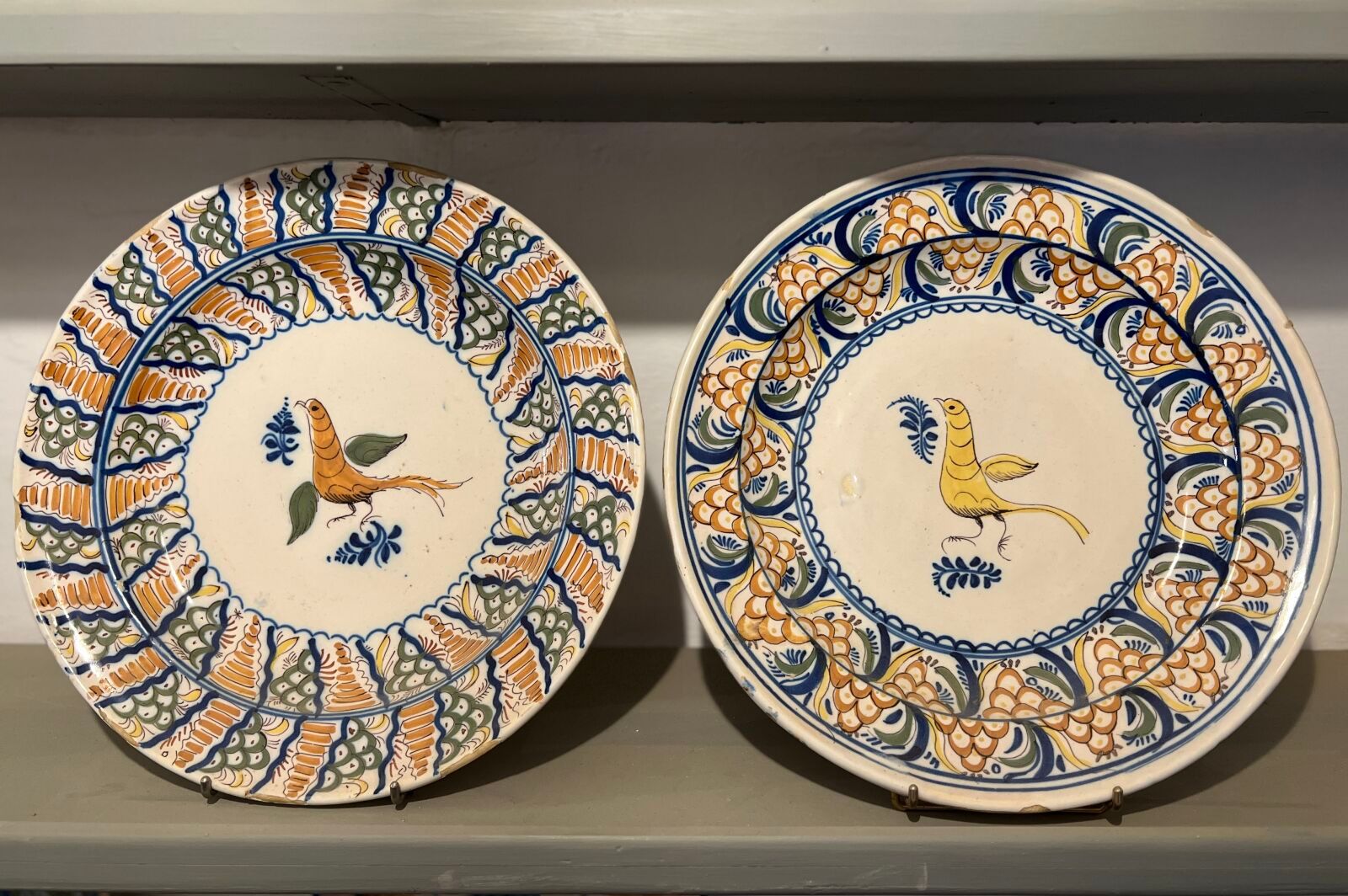 Null ESPAGNE - XIXe siècle
Dix plats ronds en faïence à décor en camaïeu bleu et&hellip;