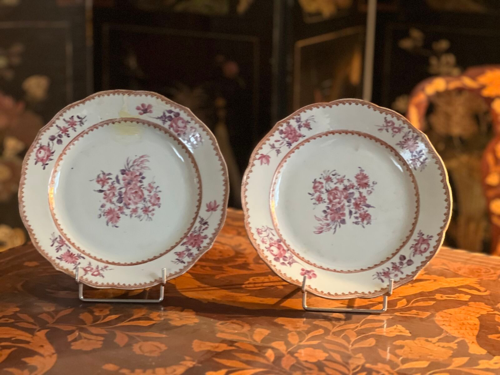 Null COMPAGNIE DES INDES - 18. Jahrhundert
Ein Paar Teller aus Porzellan der Ost&hellip;