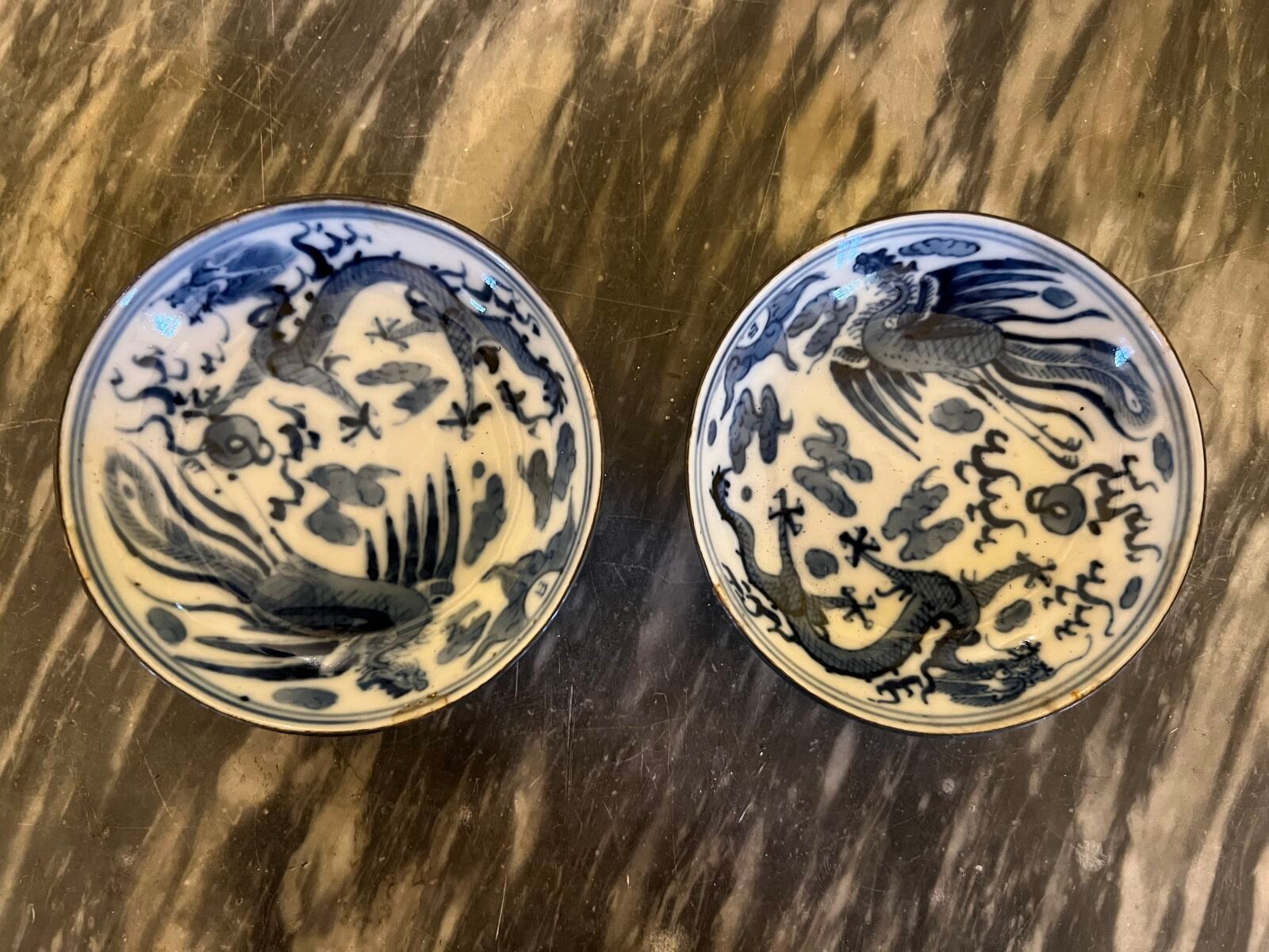 Null CHINE POUR LE VIETNAM - XIXe siècle
Deux coupelles en porcelaine à décor en&hellip;