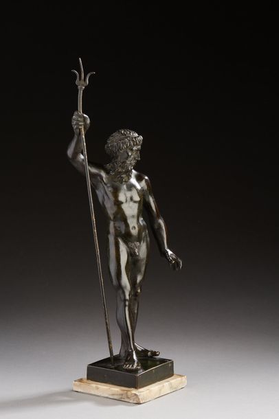 Null Italie Ecole Vénitienne, fin du XVIe siècle

Neptune

Statuette en bronze à&hellip;