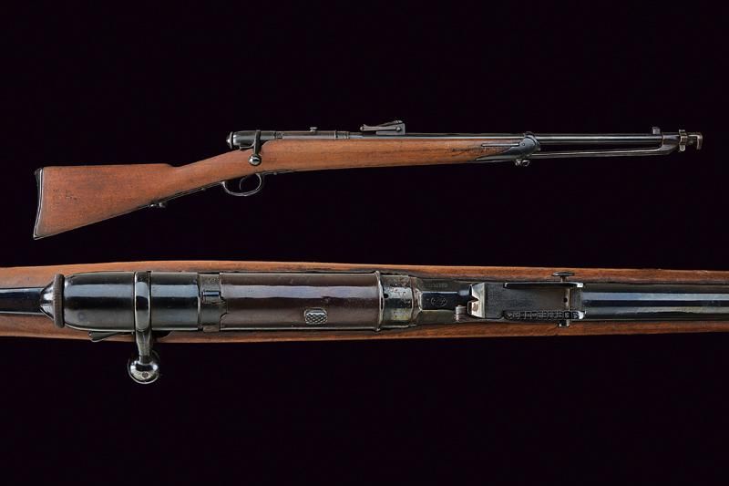 An 1870 model Vetterli rifle of the 'Reali Carabinieri' with bayonet dating: 188&hellip;