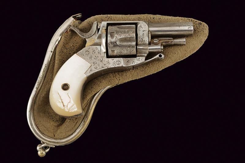 A beautiful small pocket rim-fire revolver 出处：伦敦，有膛线的22SH口径枪管，左侧标有 "Watson Bro.S&hellip;