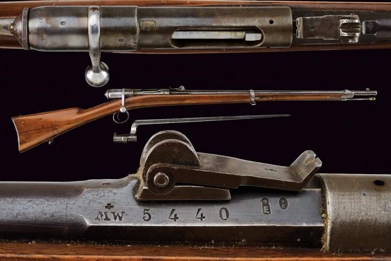 An 1870 model Vetterli cadet's rifle, with bayonet datación: tercer cuarto del s&hellip;