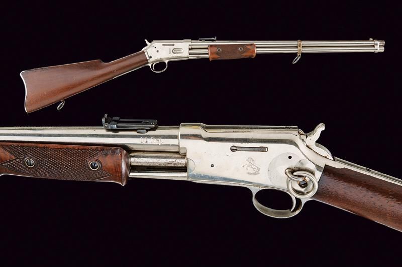 A Colt Lightning Slide Action Carbine, Medium Frame 日期：1885-90 出处：美国，圆形，有膛线，20'，&hellip;