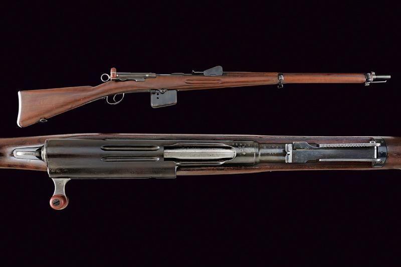 A 1889 mod. Rubin Schmidt rifle 年代：1875-1890 出处：瑞士，有膛线，圆形，7.5毫米口径枪管（枪膛干净，有明显的凹槽）&hellip;