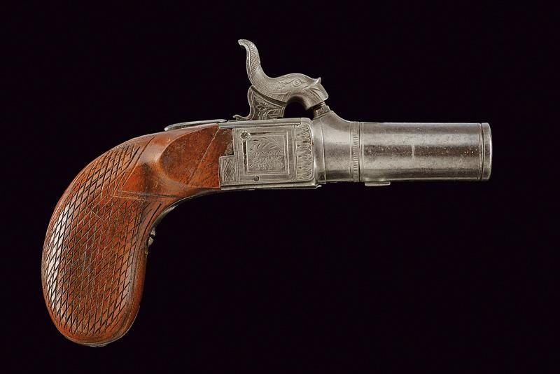 A fine percussion pocket pistol by Wilson datación: Mediados del siglo XIX proce&hellip;
