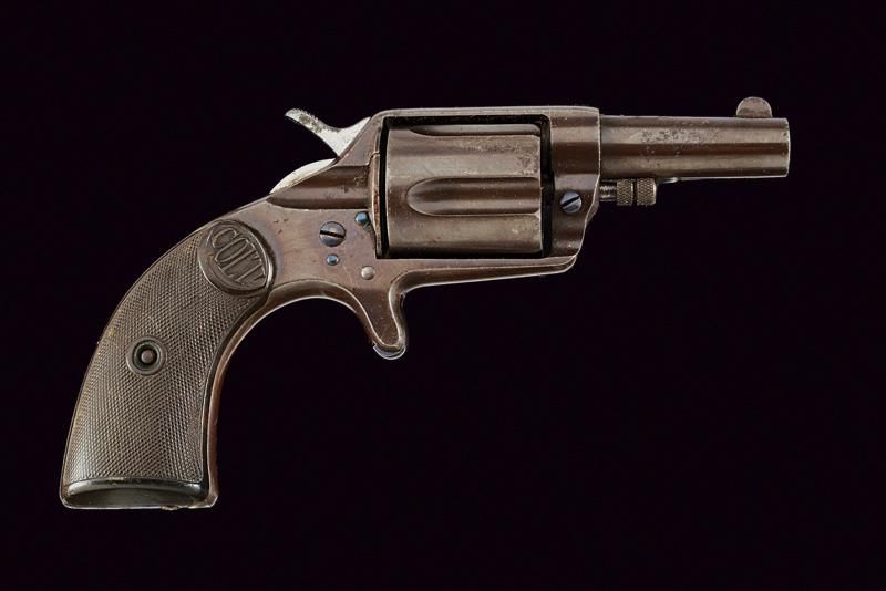 A Colt New House Model Revolver 日期：1880 - 18861880 - 1886 出处。美国，枪管背面有两行公司地址，在左侧，&hellip;