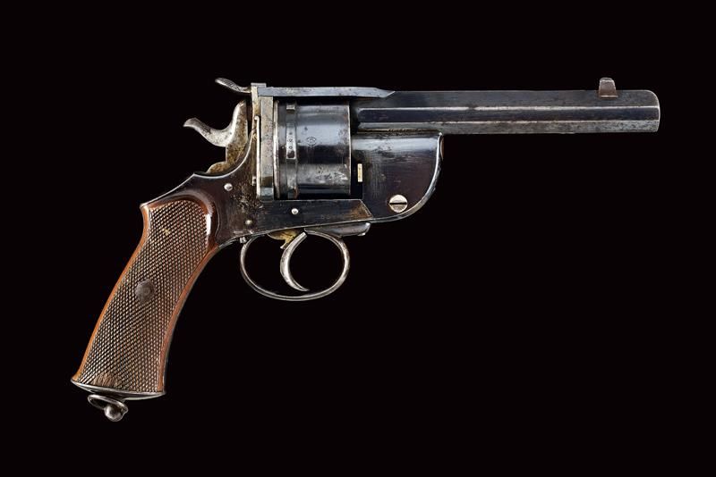 A Lefaux center-fire revolver datation : environ 1880 provenance : Belgique, Can&hellip;