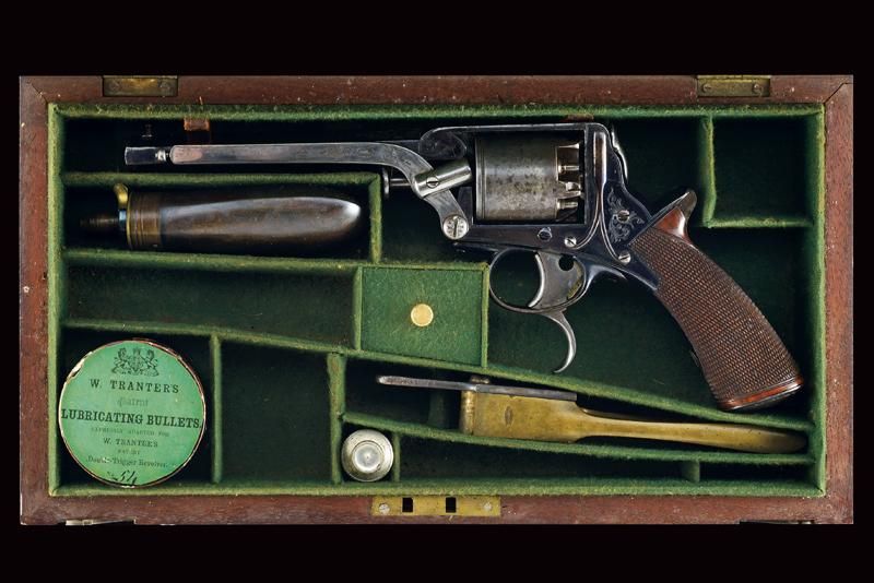 A Tranter patent cased percussion revolver by Thomas Williams datation : Troisiè&hellip;