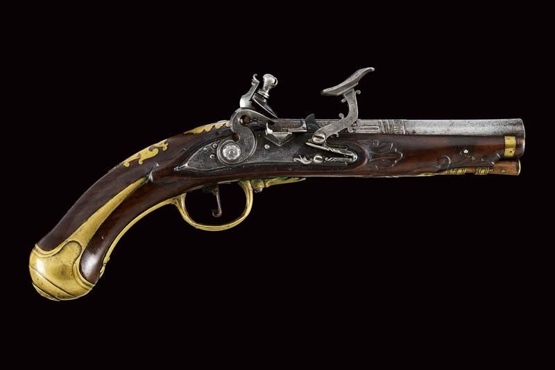 A snaphance pistol signed Leoni and Razzoli dating: late 18th Century provenance&hellip;