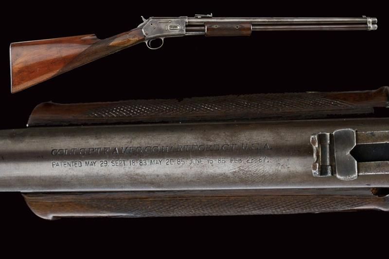 A Colt Lightning Slide Action Carbine, Medium Frame 日期：1887-18901887-1890出处。美国，圆&hellip;
