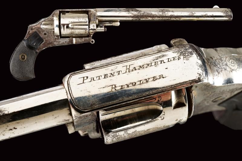 An interesting central fire revolver datation : vers 1880 provenance : Belgique,&hellip;