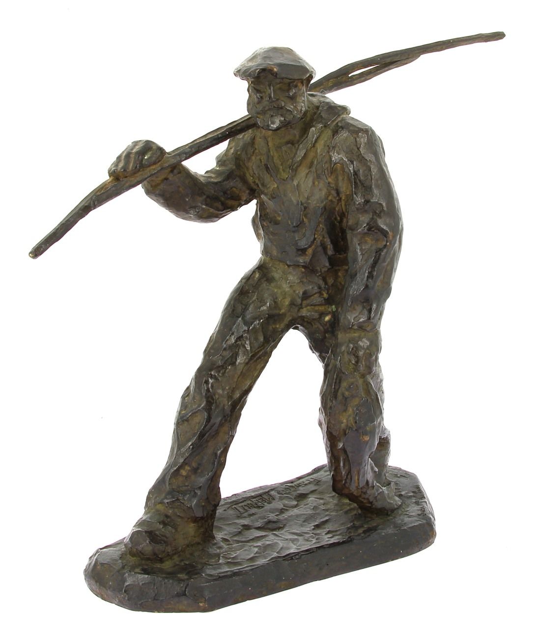 Null 弗朗索瓦-梅厄特（1905-1981）"Le retour du pêcheur"，青铜，Susse Frères 在巴黎铸造，高 36 厘米