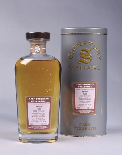 Null Bouteille de whisky Ecossais Signatory Vintage, "Cask Strength Collection, &hellip;