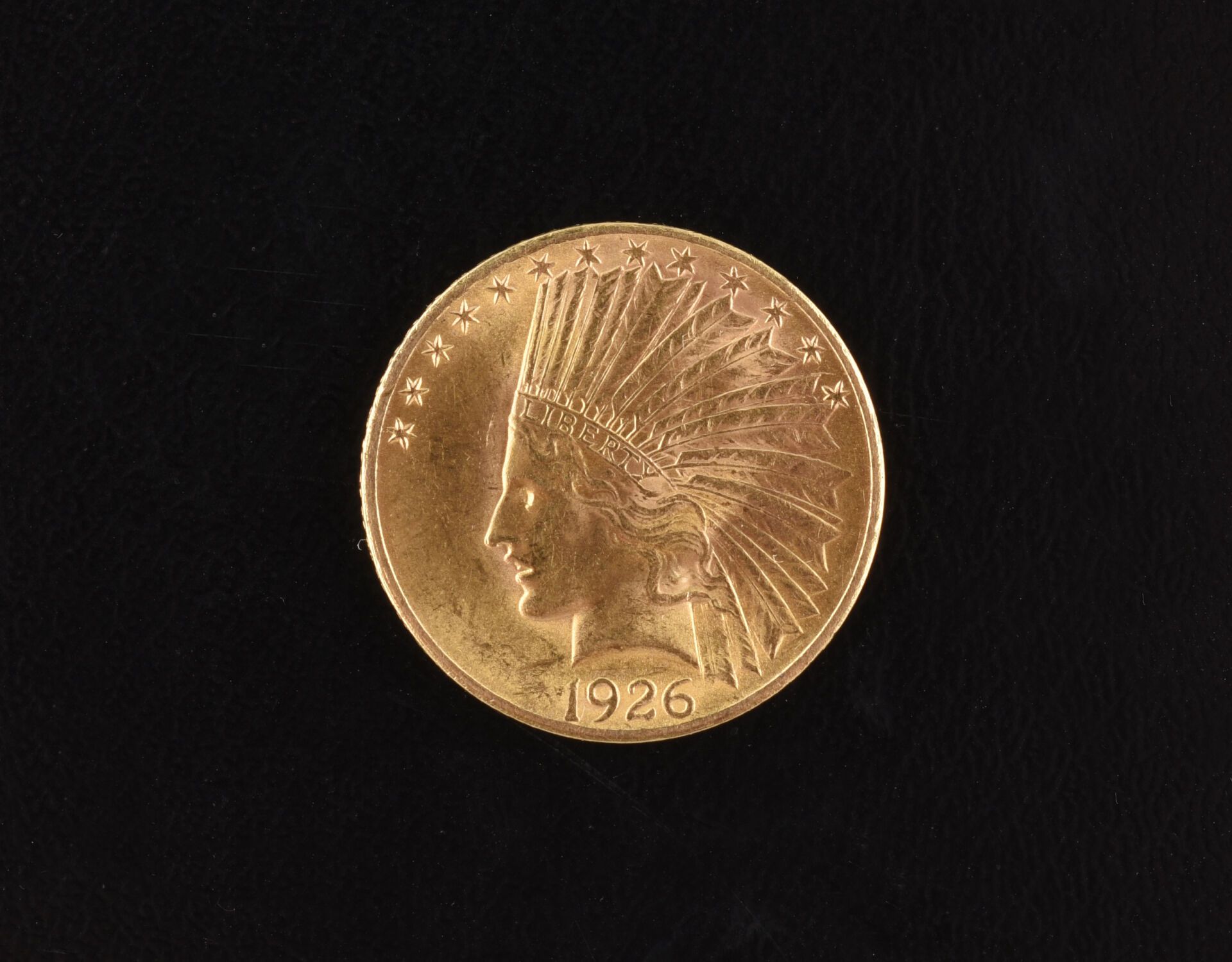 Null USA
10 Dollars Indian gold coin, 1926 Philadelphia.
(Slight scratches).
