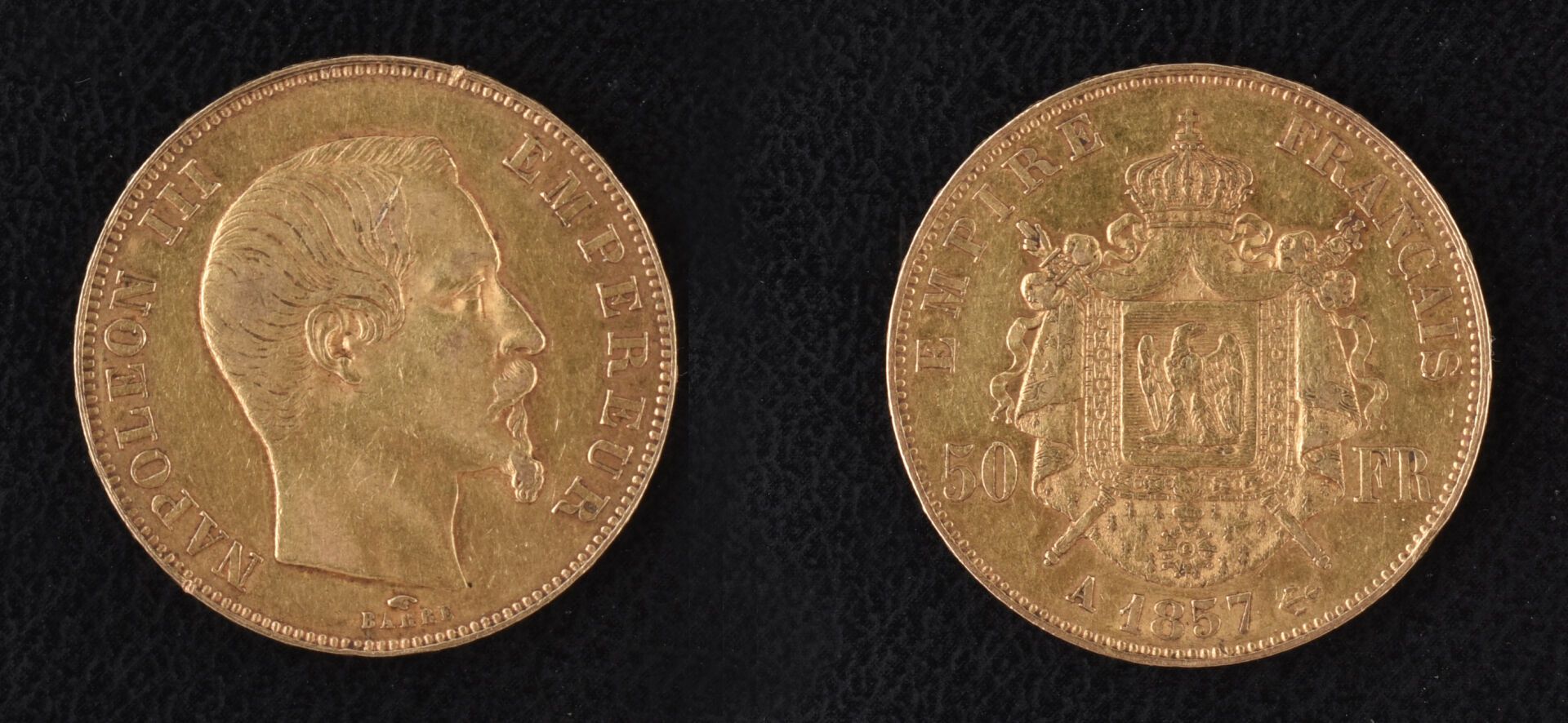 Null FRANCIA - II Imperio (1852-1870)
Moneda de 50 Francos o Napoleón III Tête n&hellip;