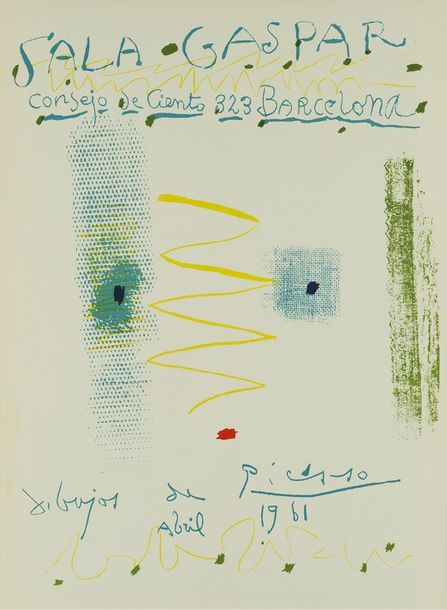 Pablo Picasso (1881-1973) 
SALA GASPAR BARCELONA, 1961 (Czwiklitzer, 45)
Affiche&hellip;