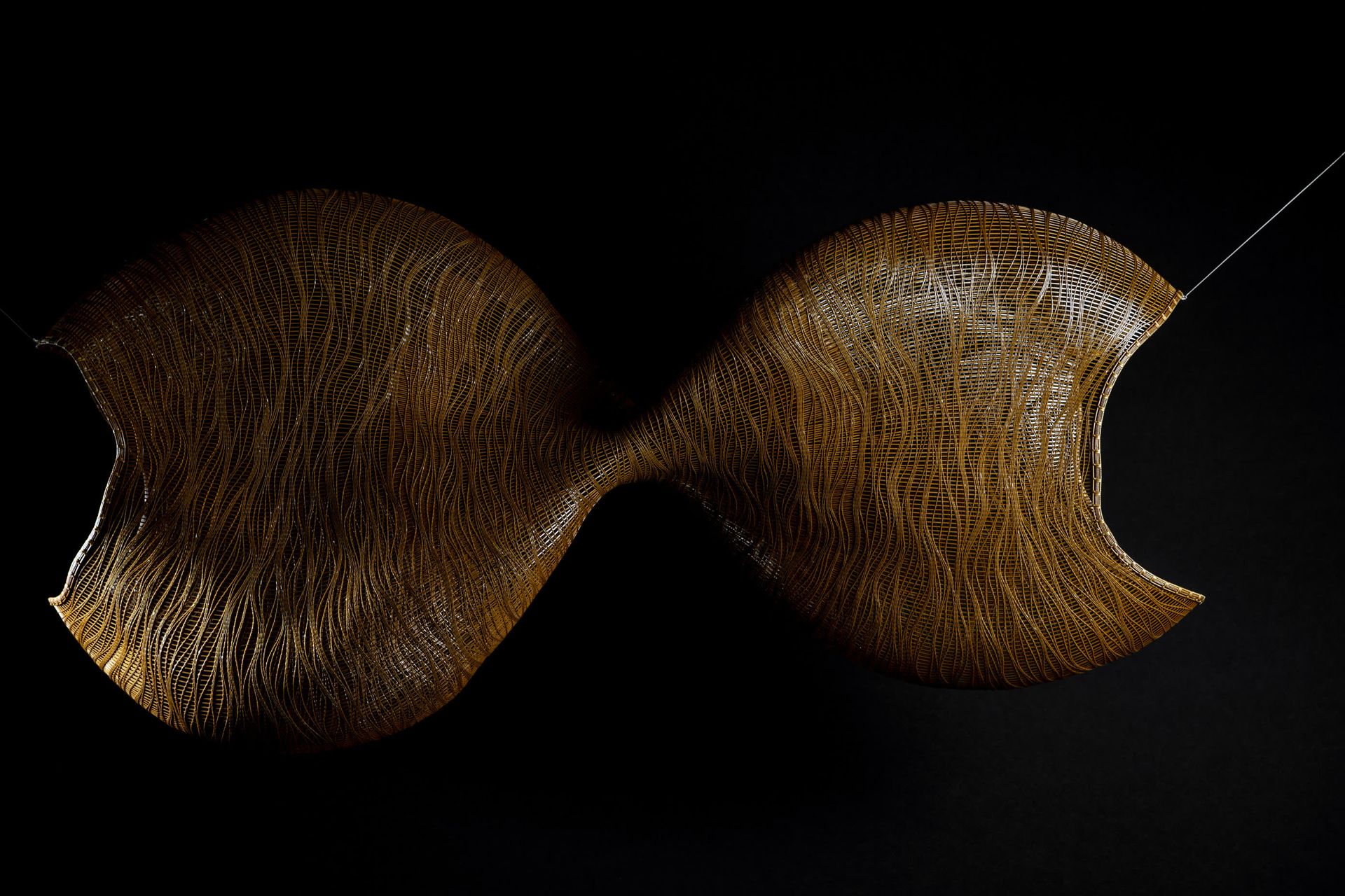 MORIGAMI JIN (1955-) Mugen (The Infinite)---Sculpture
Madake bamboo and urushi l&hellip;