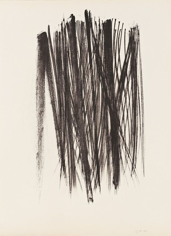 Hans HARTUNG (1904-1989) L-40, 1958 (RMM, 119)
Lithografie auf Arches-Waffelpapi&hellip;