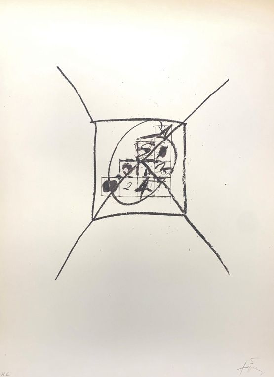 Antoni Tàpies (1923-2012) LLAMBREC 12, 1975
Lithographie sur papier
Signée et an&hellip;