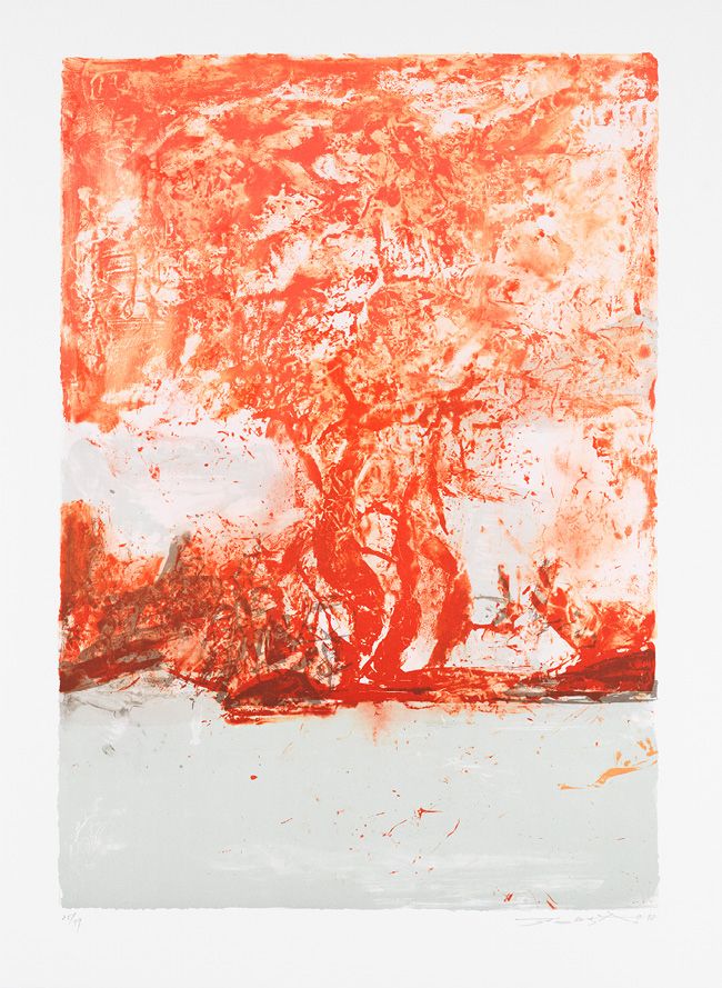 Zao WOU KI (1921-2013) UNTITLED (Agerup, 391)
Lithograph in eight colours on Arc&hellip;