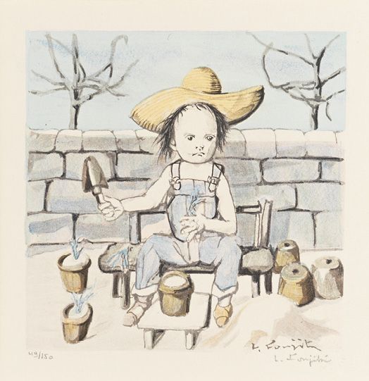 Léonard Tsugouharu FOUJITA (1886-1968) THE GARDENER, 1963
Lithograph in colour o&hellip;