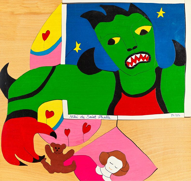 Niki DE SAINT-PHALLE (1930-2002) MÉCHANTS MÉCHANTS, 1995
Colour silkscreen on wo&hellip;