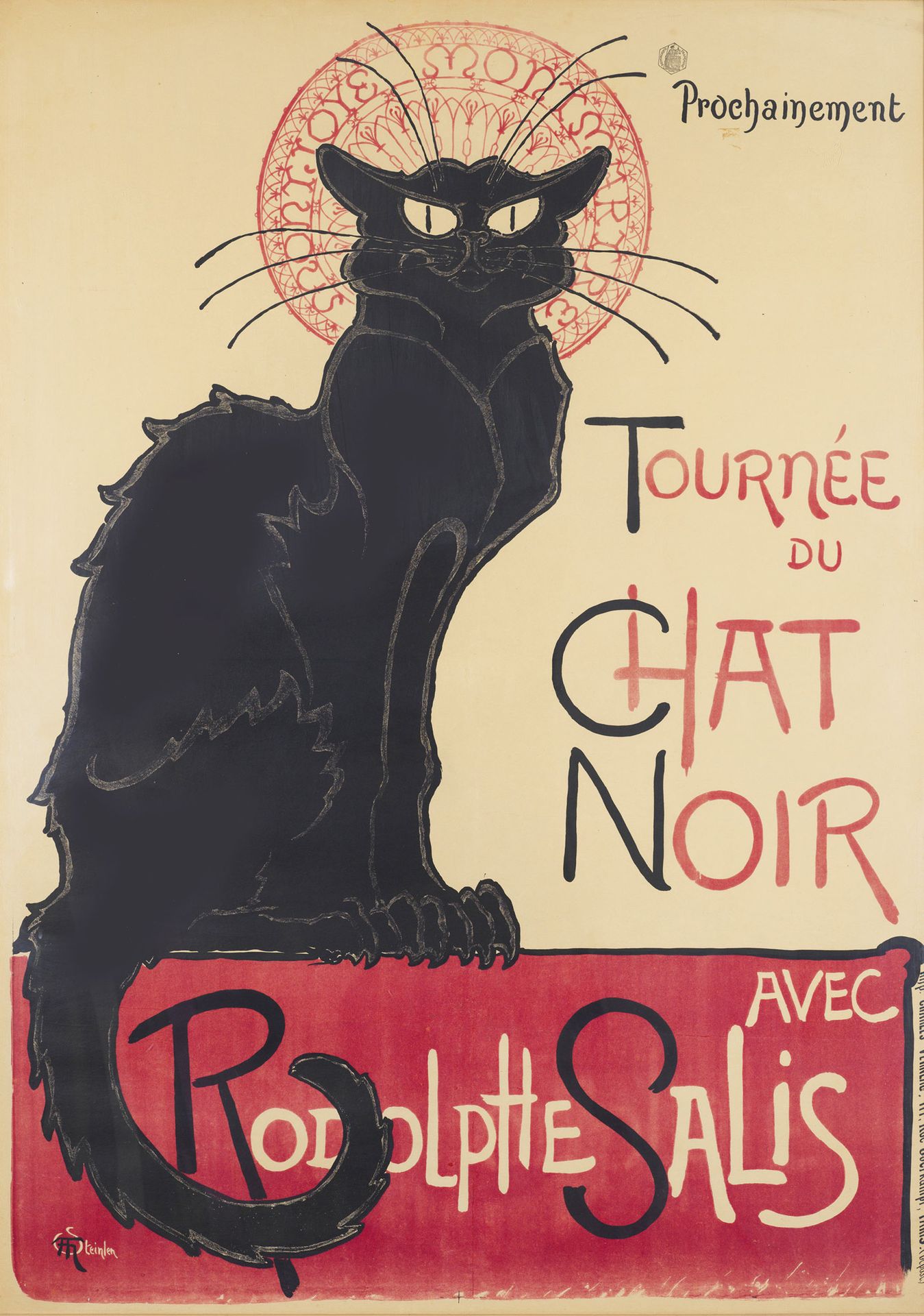 Théophile Alexandre STEINLEN (1859-1923) TOURNEE DU CHAT NOIR, 1896 (Bargiel & Z&hellip;