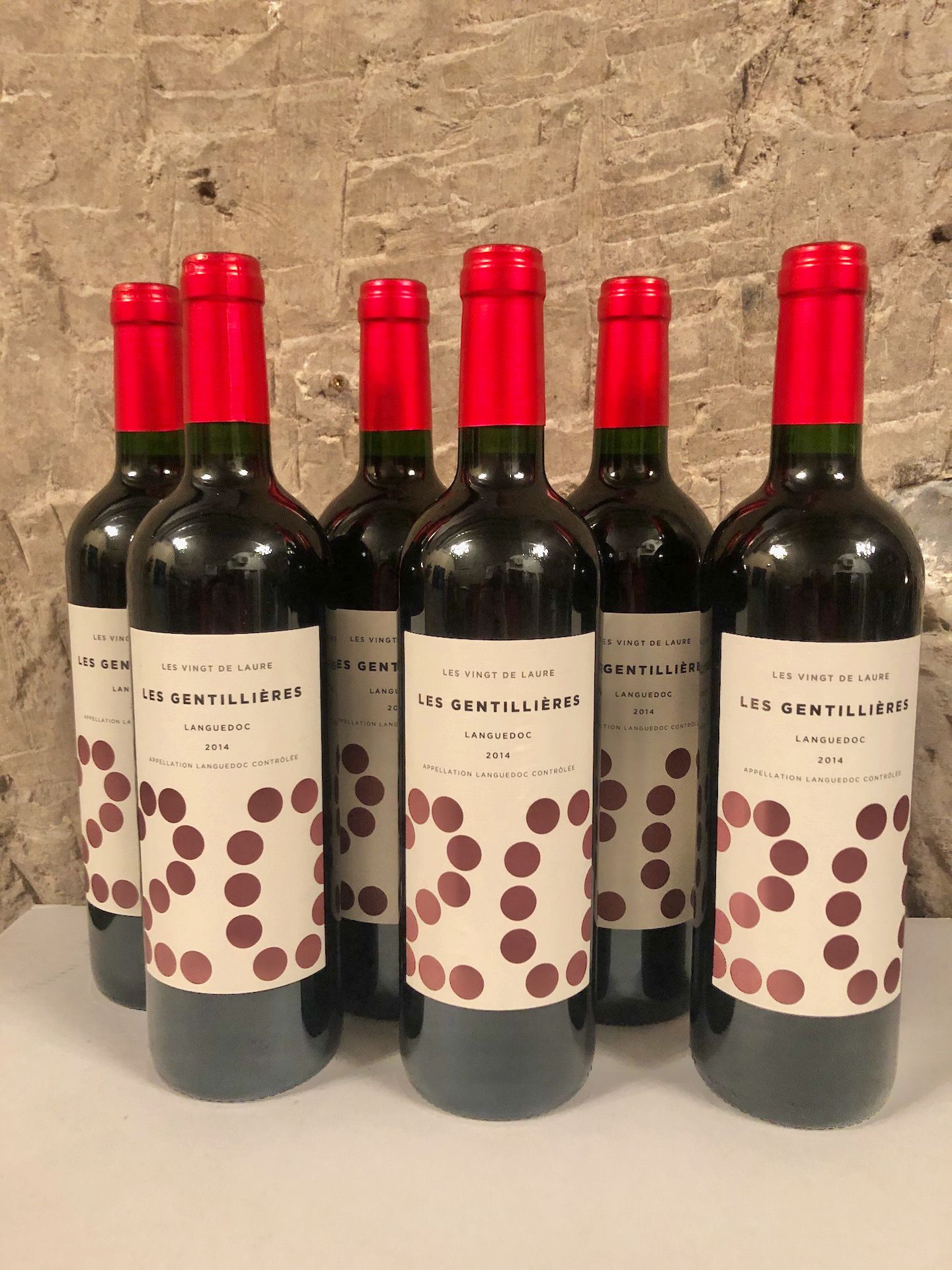 Null 6 bottles LANGUEDOC Les Gentillieres 2014 (red)