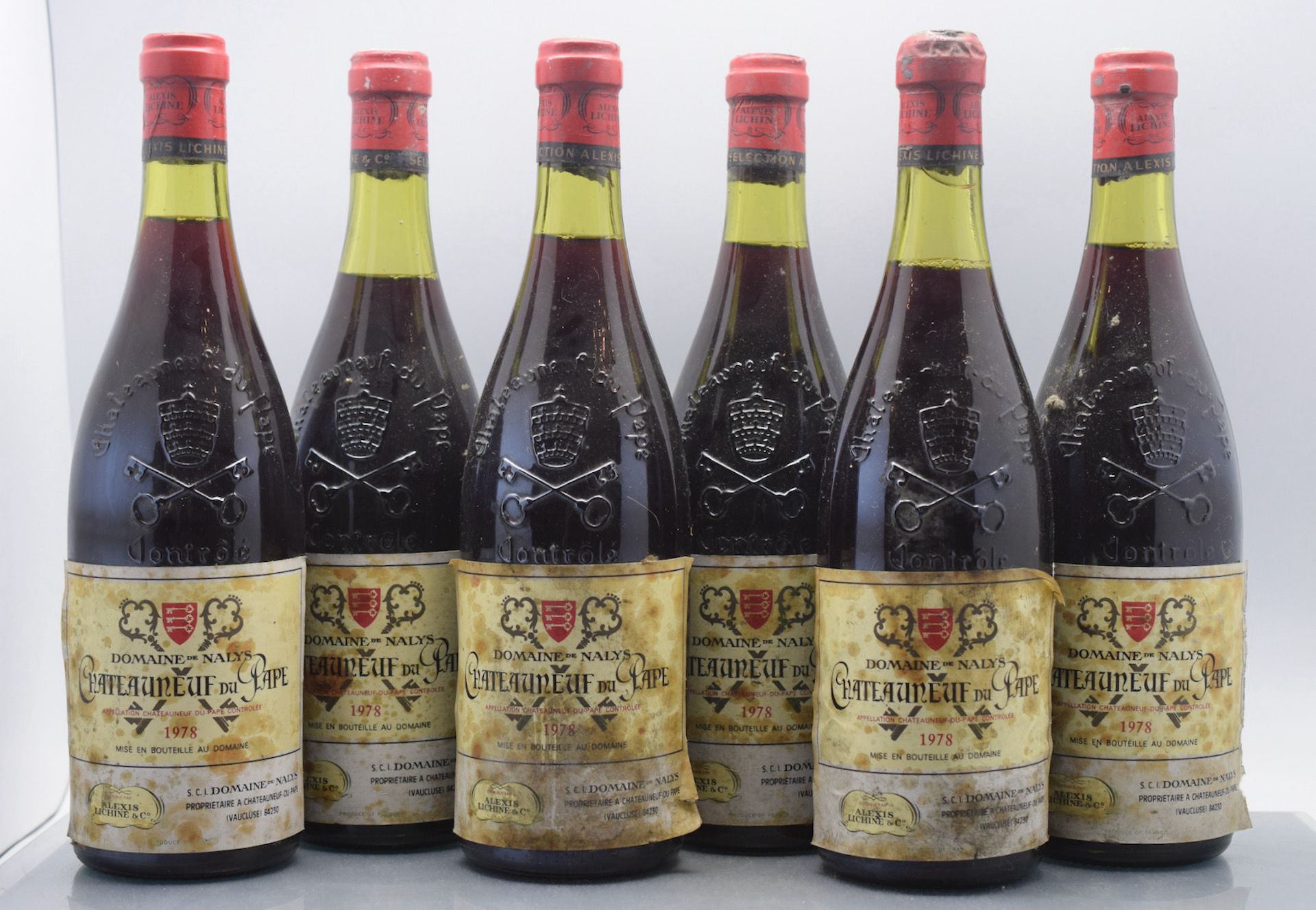 Null 11 bouteilles CHÂTEAUNEUF-DU-PAPE Dom. De Nalys 1978 (es, et, ela, 3 TLB, 4&hellip;