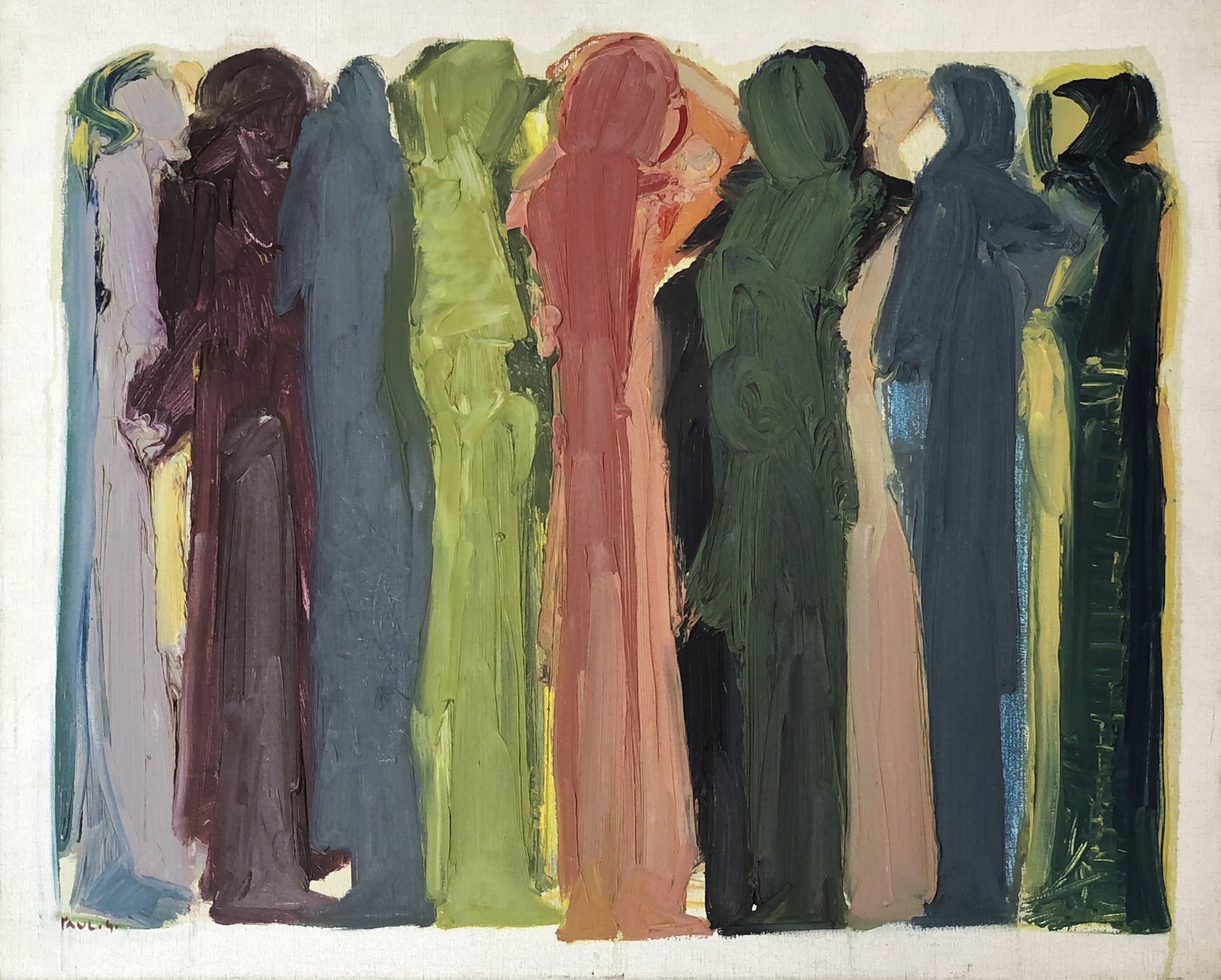 Paul GUIRAGOSSIAN (1926 - 1993) 
重逢，约1983年



布面油画



左下方有签名



60 x 73 cm - 23.&hellip;