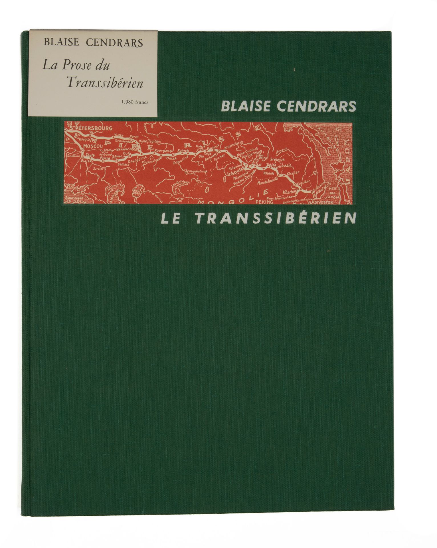 CENDRARS Blaise. La Prose du Transsibérien. Seghers, 1957. In-4, couverture toil&hellip;